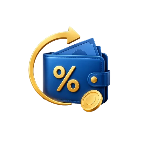 Cashback jopa 25 %